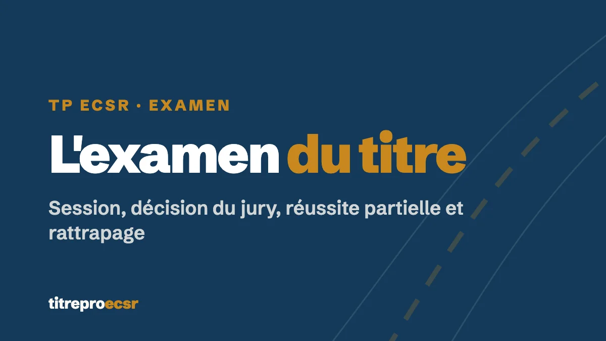 Examen du Titre Pro ECSR